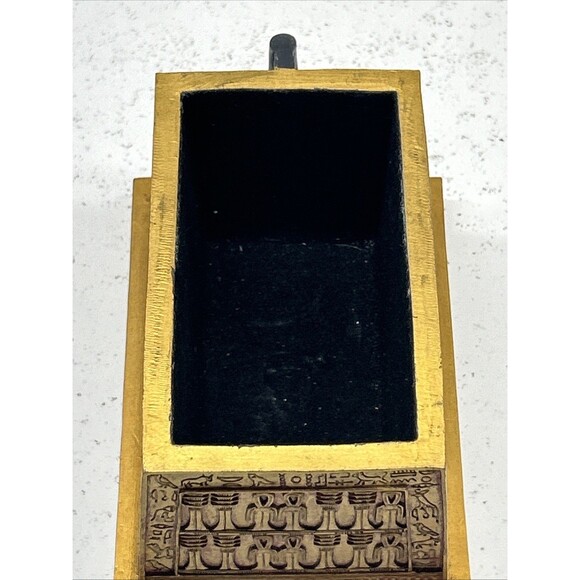 Egyptian God Anubis Trinket Box Figurine Decor Collectible Jewelry Holder - Picture 11 of 16